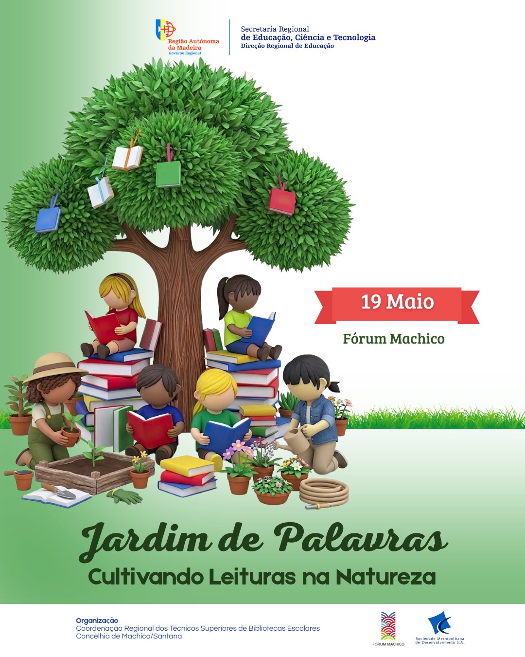Evento Literário “Jardim de Palavras – Cultivando Leituras na Natureza”