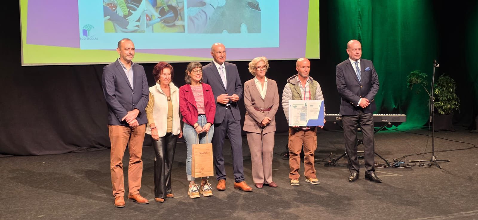 Cerimónia de entrega de bandeiras verdes