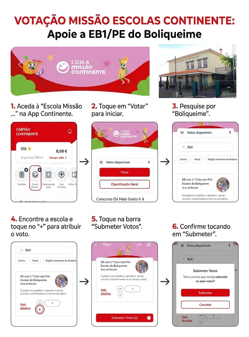 VAMOS VOTAR NA NOSSA “ARCA DO RECREIO”! 