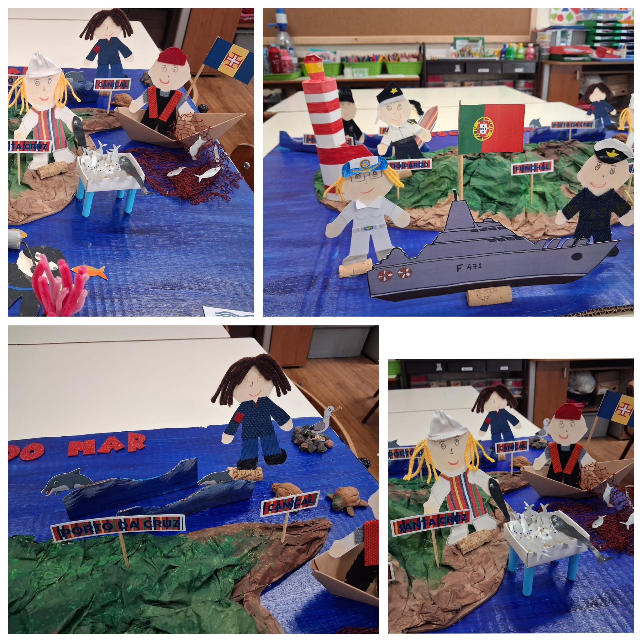 Pequenos Artistas e as Profissões do Mar