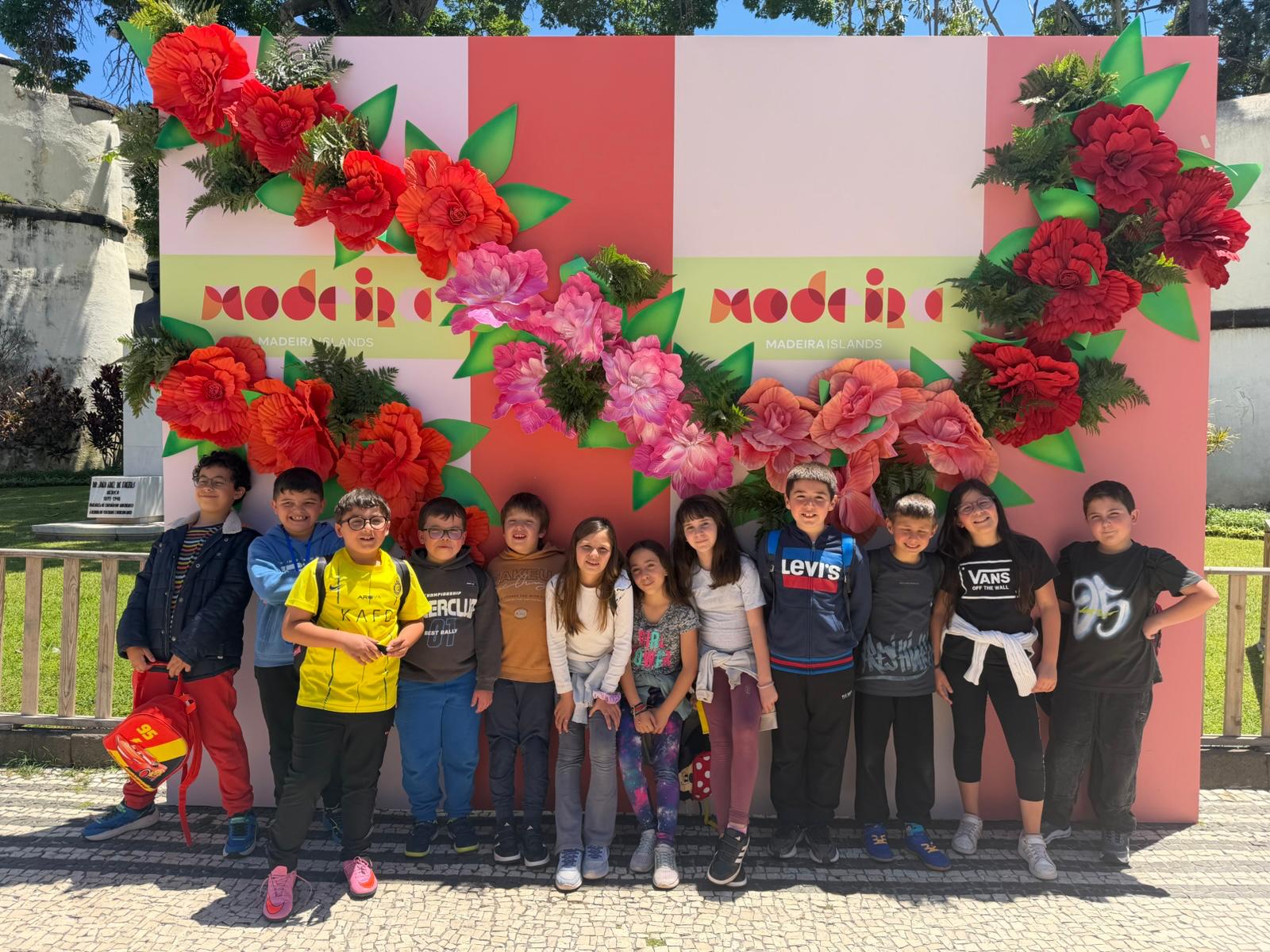 Visita à Placa Central – Festa da Flor