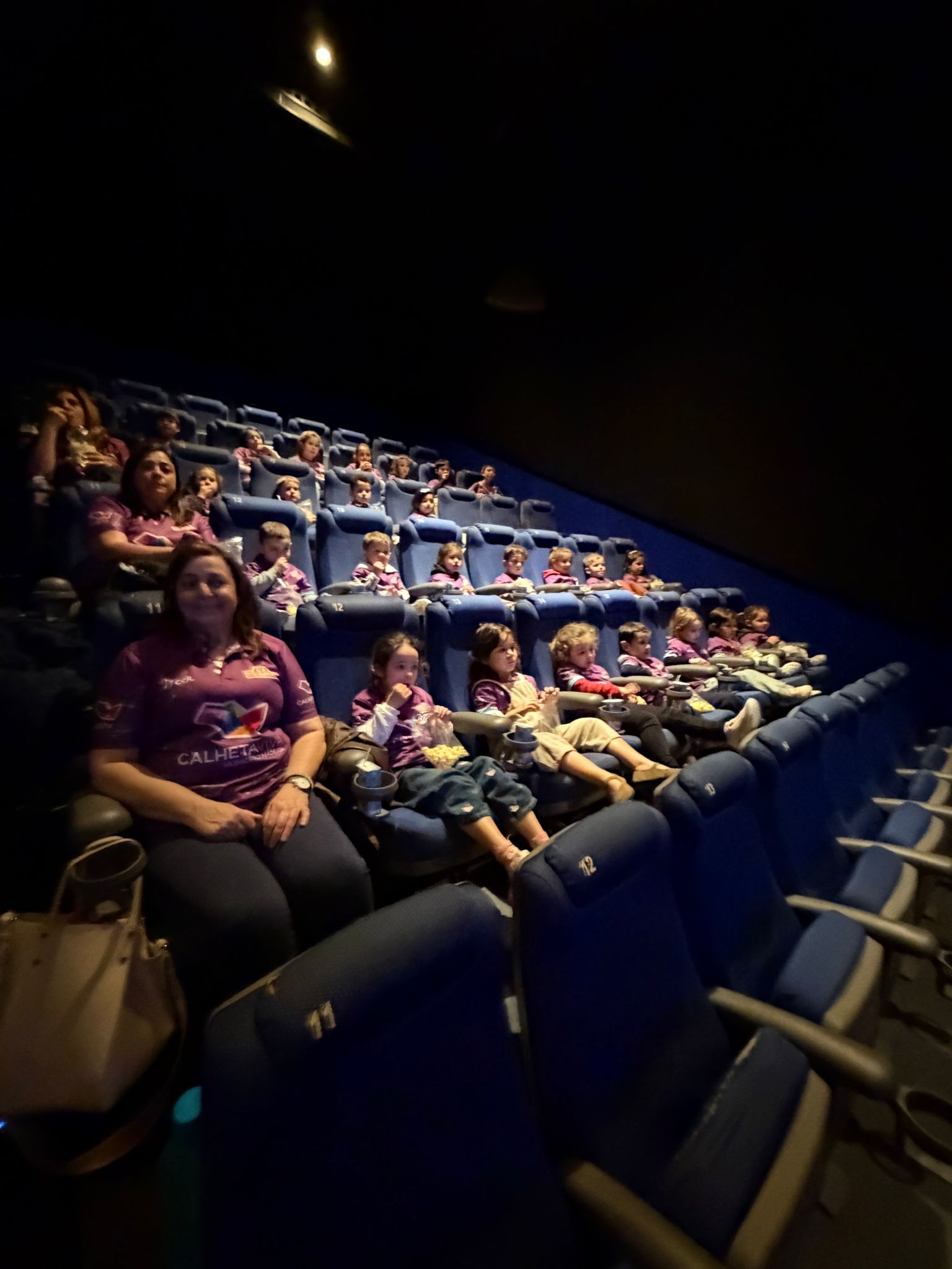 Sessão de cinema – pré-escolar