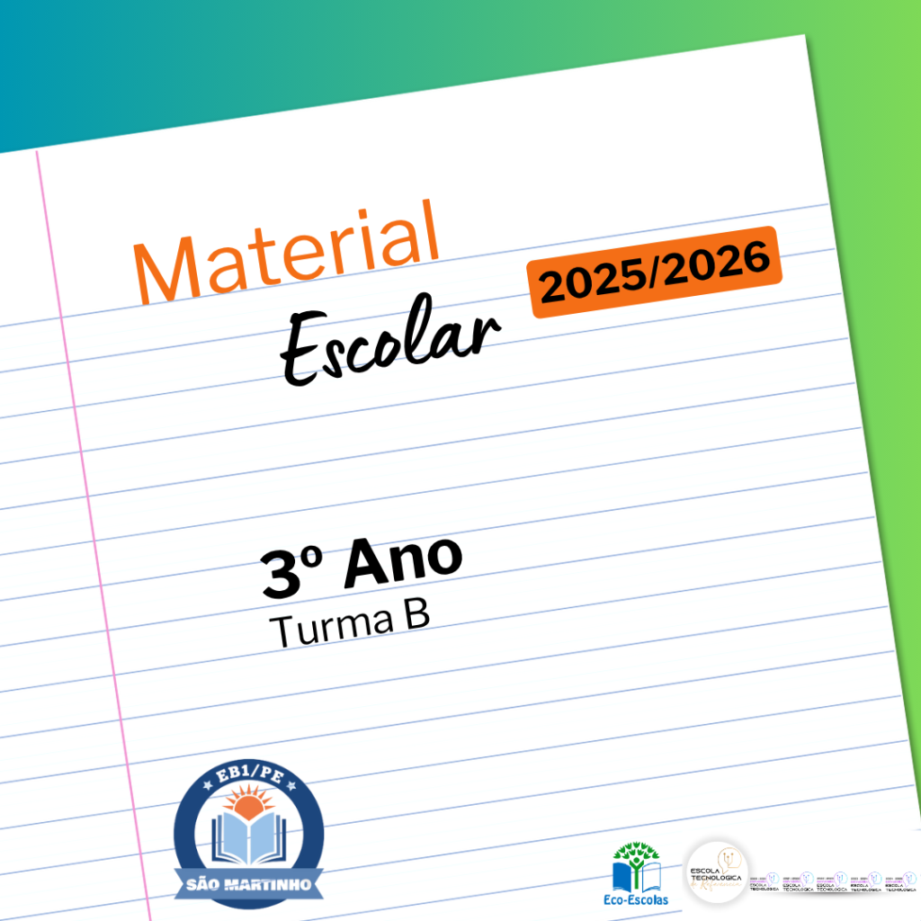 Material escolar 3B 2025/2026
