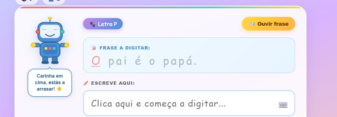 Vamos treinar o teclado!