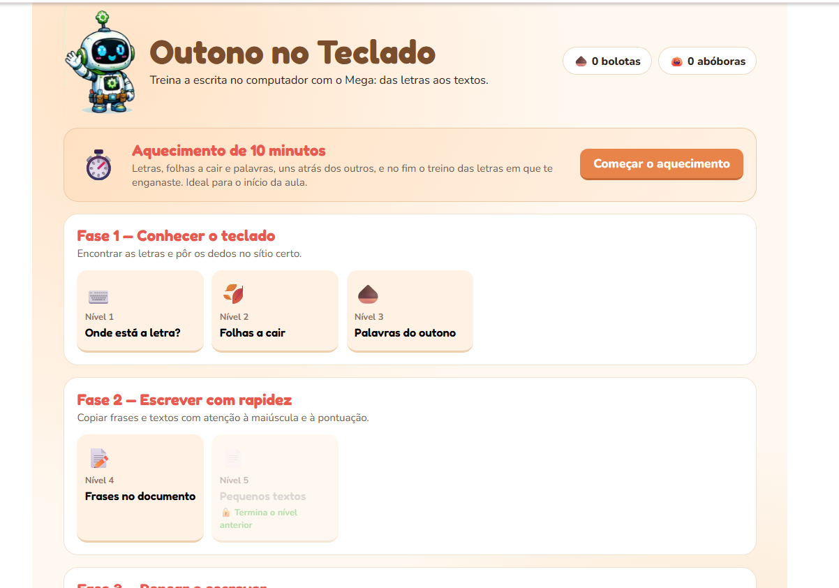 Vamos treinar o teclado