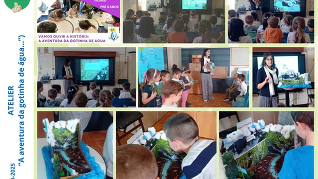 Alunos da EB1/PE/C da Ponta do Sol descobrem o ciclo da água em atelier
