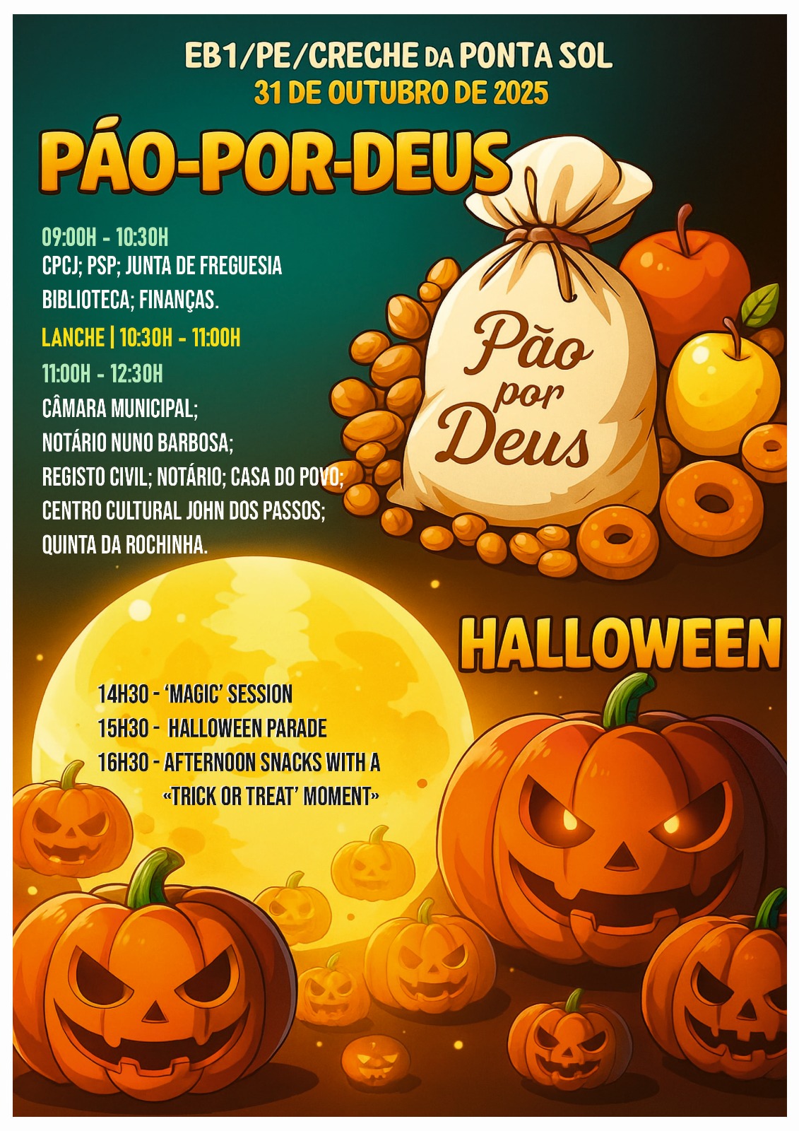 Pão-Por-Deus e Halloween