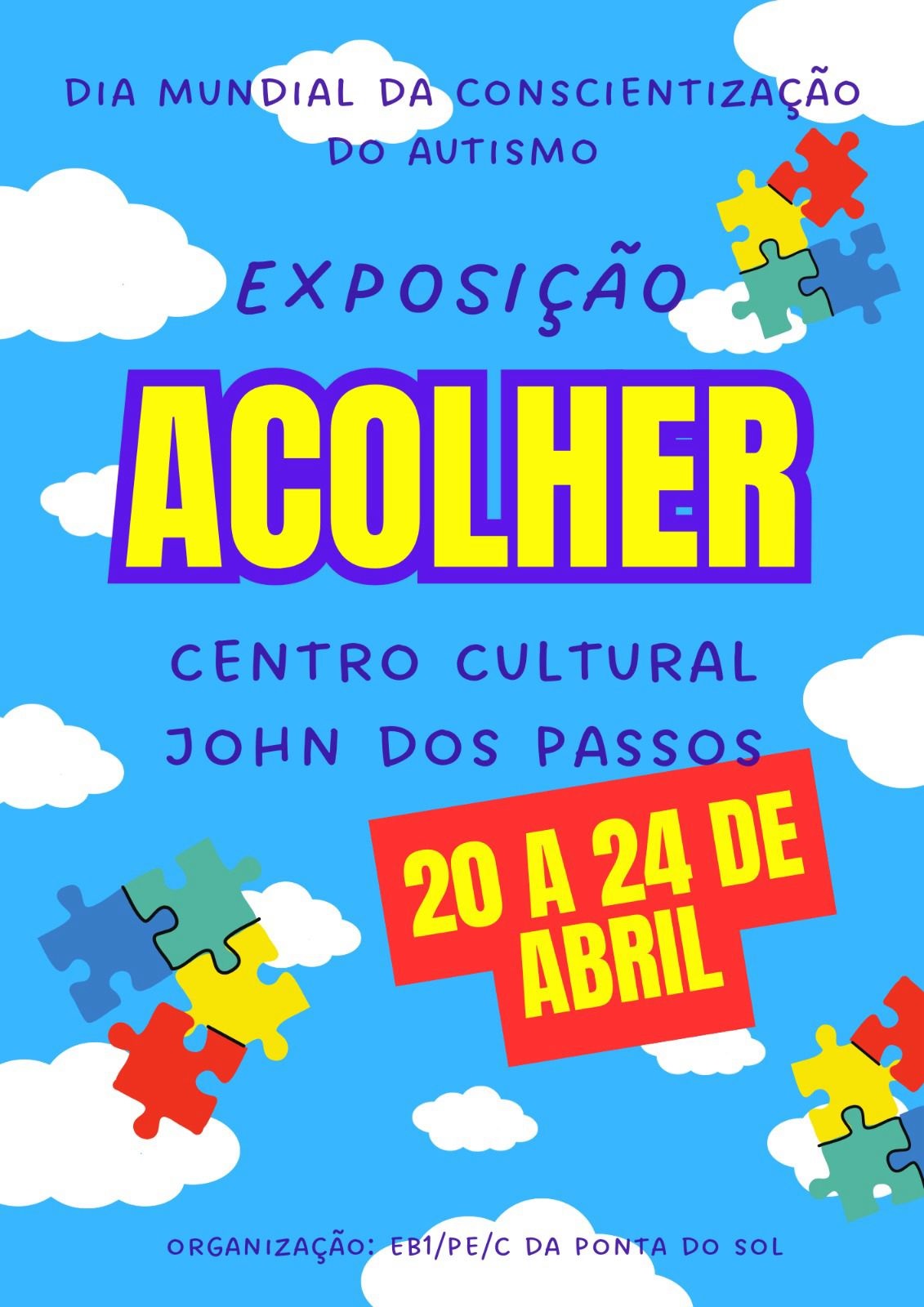 DIA MUNDIAL DA CONSCIENTIZAÇÃO DO AUTISMO