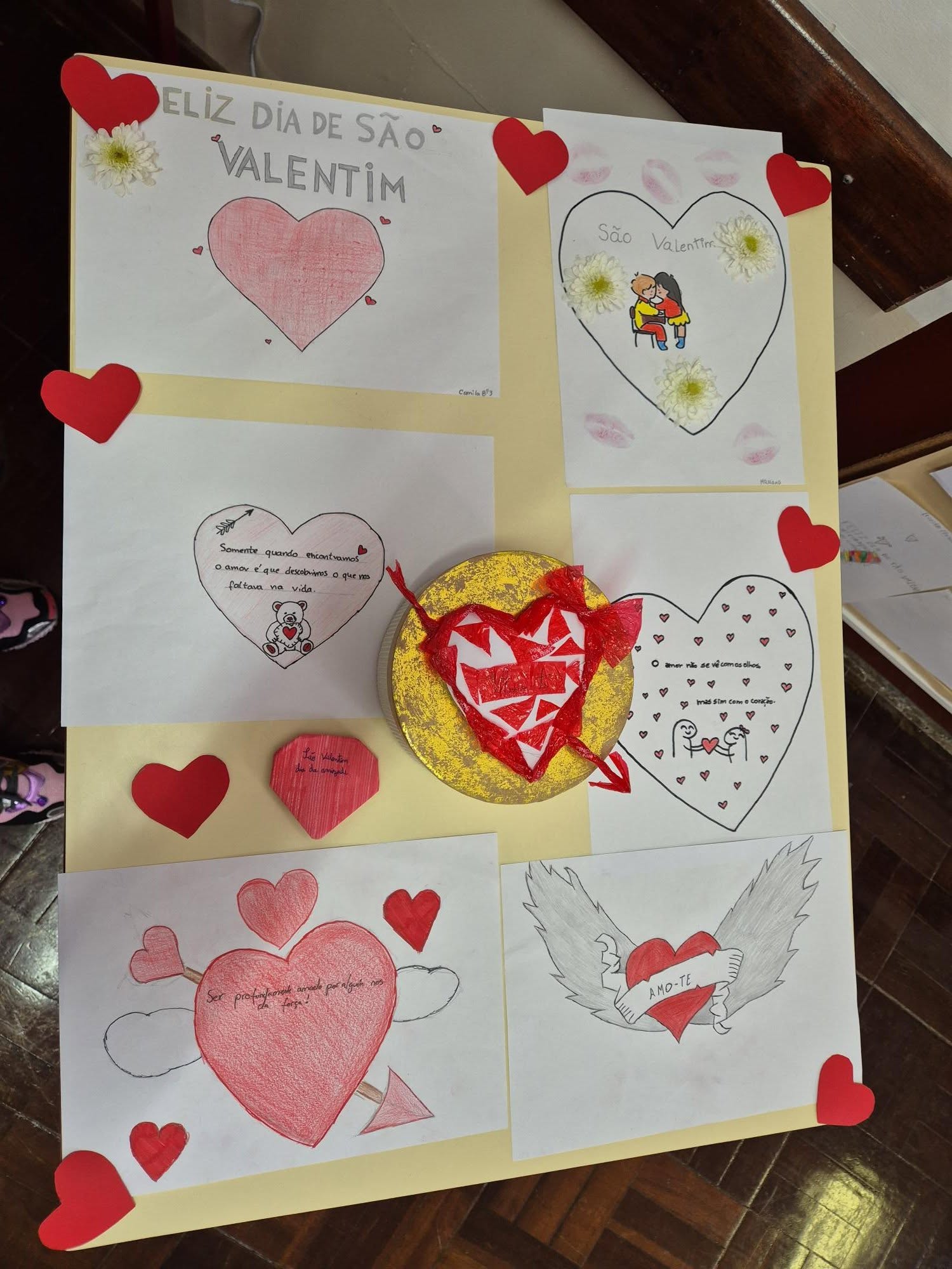 “São Valentim – ilustrar um coração”