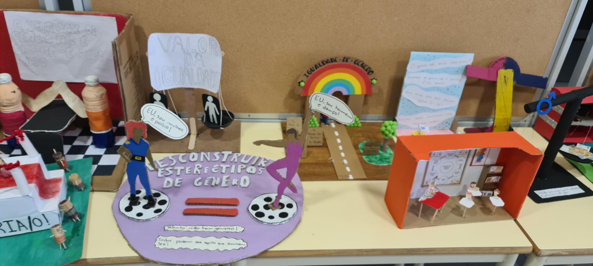 Exposição dos trabalhos de Cidadania e Desenvolvimento