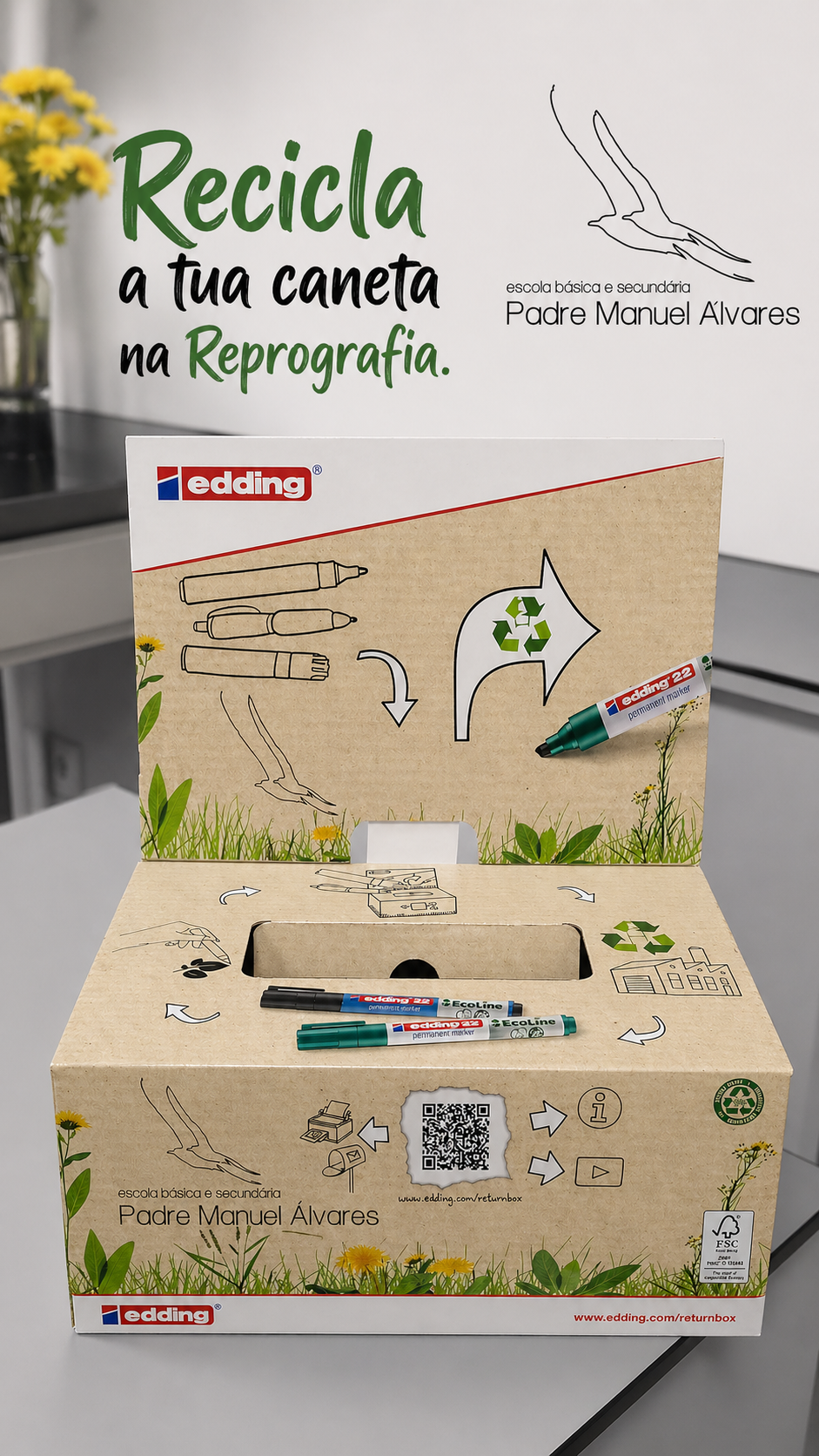 A nossa escola cuida do ambiente e tu? 