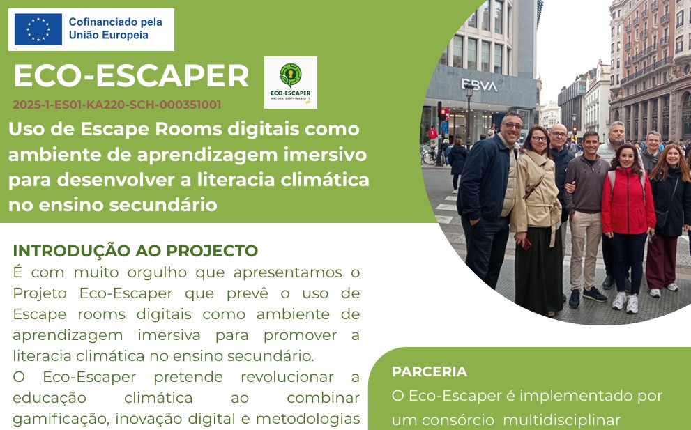 Projeto europeu Eco-Escaper