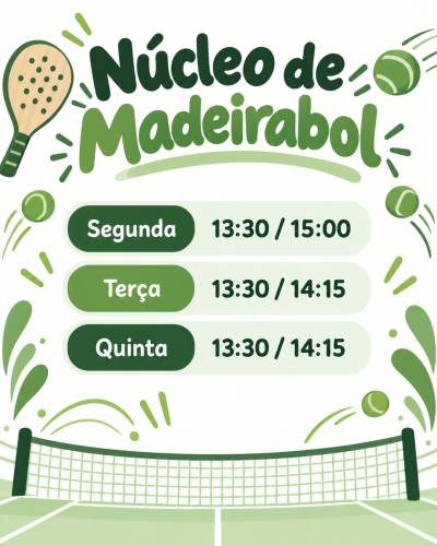 Cartaz de Horários de Madeirabol