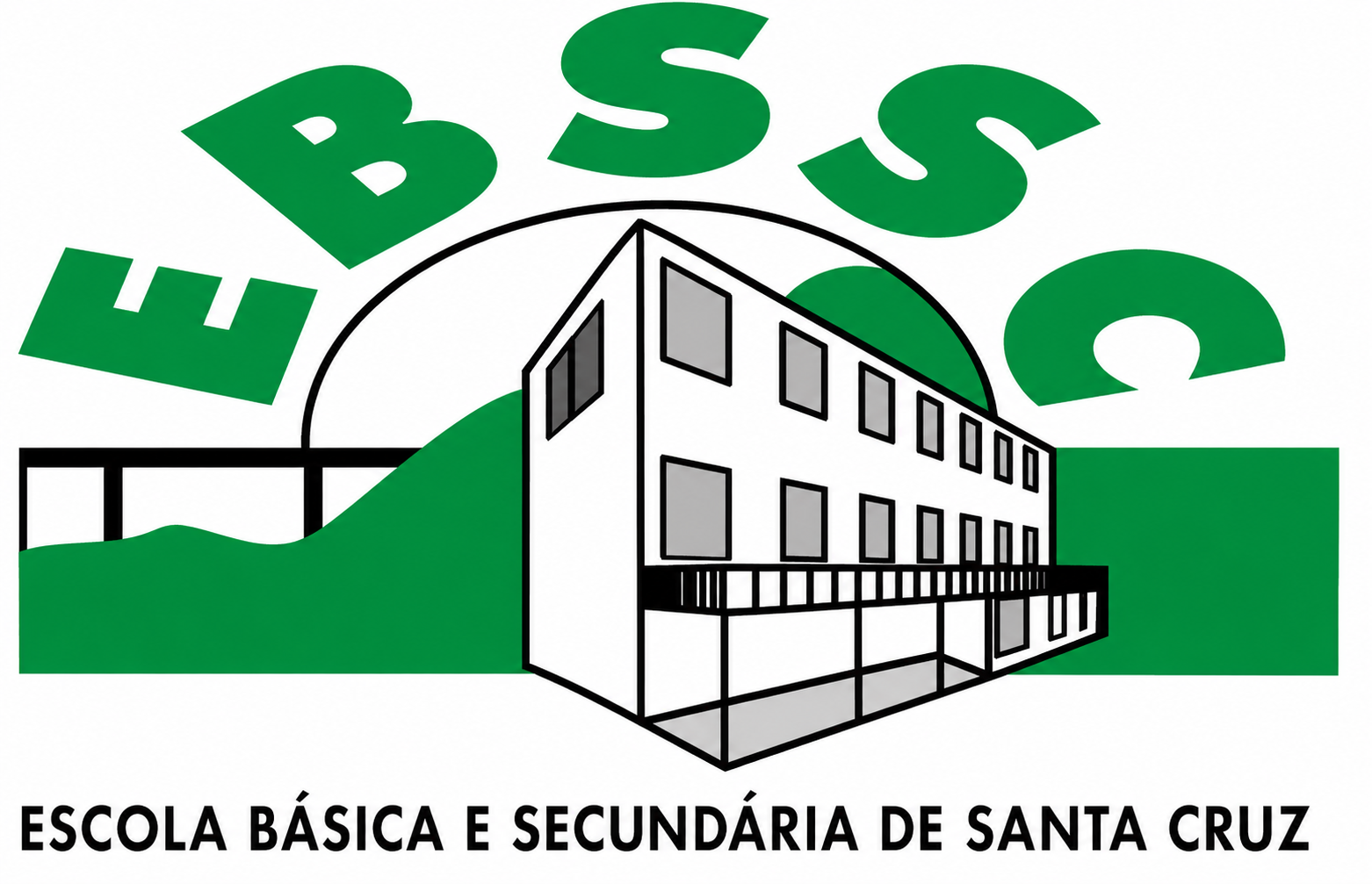 Logótipo da Escola Básica e Secundária de Santa Cruz